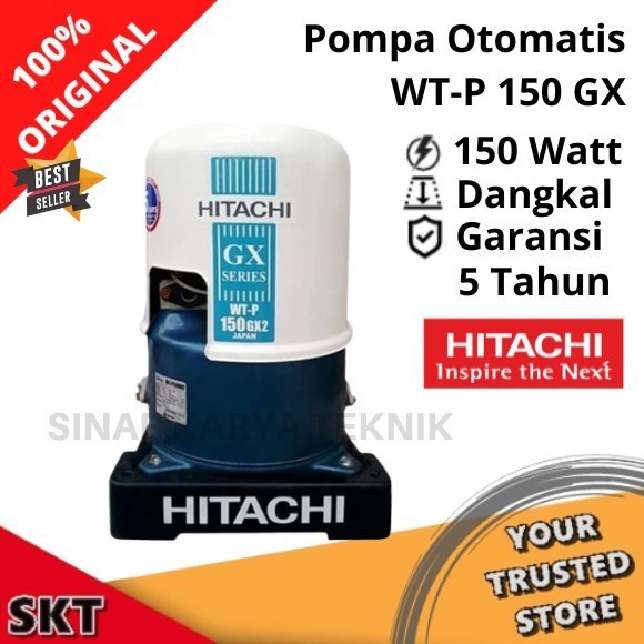 Produk Terbaru Khusus Instan - Pompa Hitachi Wtp 150Gx / Pompa Air Hitachi Wtp 150 Gx