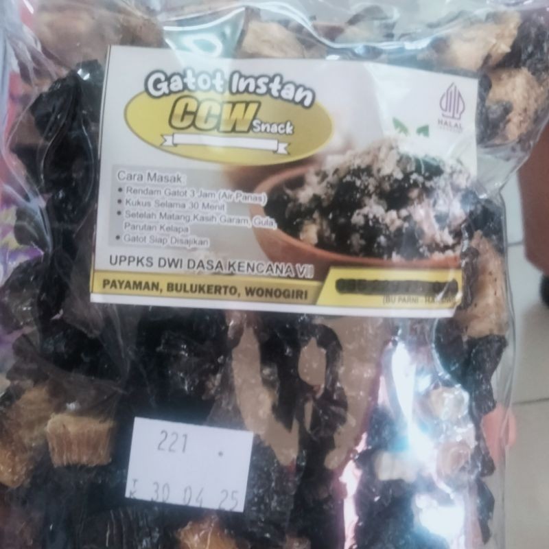 

Gatot Wonogiri Instan ,Sangat lezat.500 gram