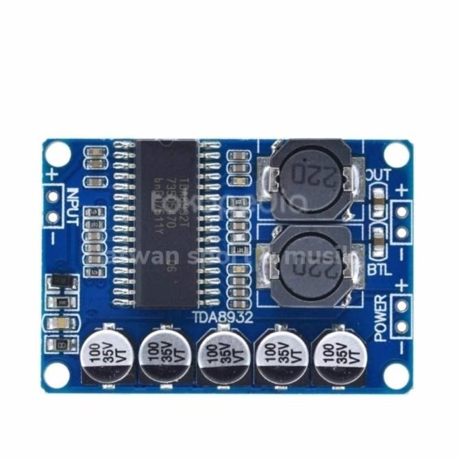 modul kit power amplifier Mono Tda 8932 class D 35 watt.