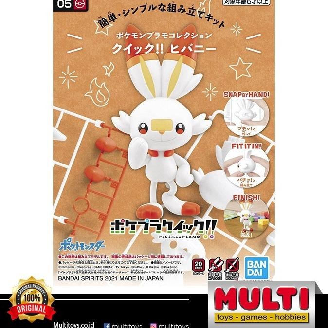 

POKEMON PLAMO COLL QUICK 05 SCORBUNNY 61555 / Gunpla / Mokit / Bandai