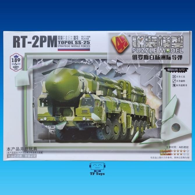 Miniatur Model kit Mokit RT-2PM Topol 1:72 4d