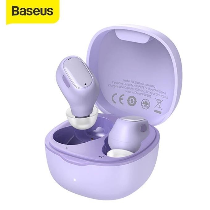 Kiip X Baseus Encok Wm01 True Wireless Bluetooth Earphone Tws Earbuds Loewe_Vit