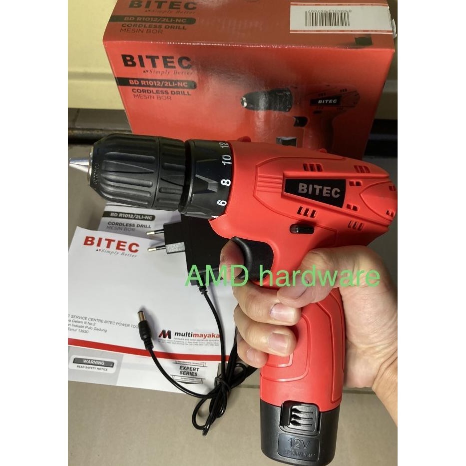 Bor Baterai Cordless Drill Set +Mata Bor Jld 12V (Makita/Dewalt/Bosch)