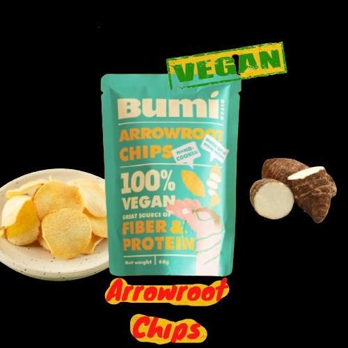 

Keripik Umbi Garut Arrowroot Chips Camilan Sehat Tanpa Pengawet MSG Best Seller