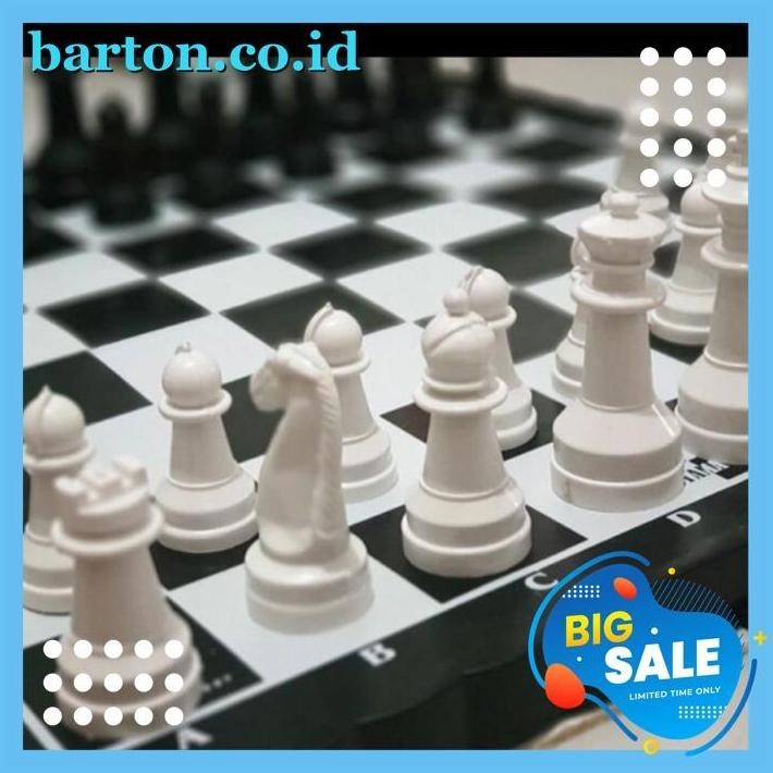 PAPAN CATUR PLASTIK UKURAN BESAR XL - BOARD GAMES - CATUR BESAR OBRAL DISKON 