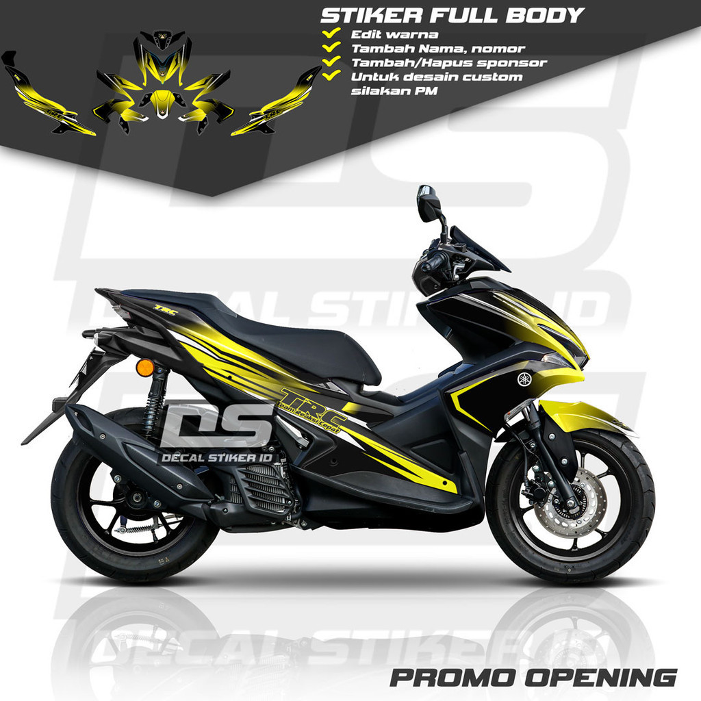 Decal Aerox 155 Full Body Keren Stiker Aerox 155 Full Body Keren Striping Aerox 155 Terbaru Decal Ae