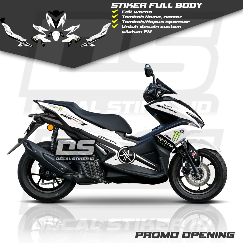 Decal Aerox 155 Full Body Keren Stiker Aerox 155 Full Body Keren Striping Aerox 155 Terbaru Decal Ae