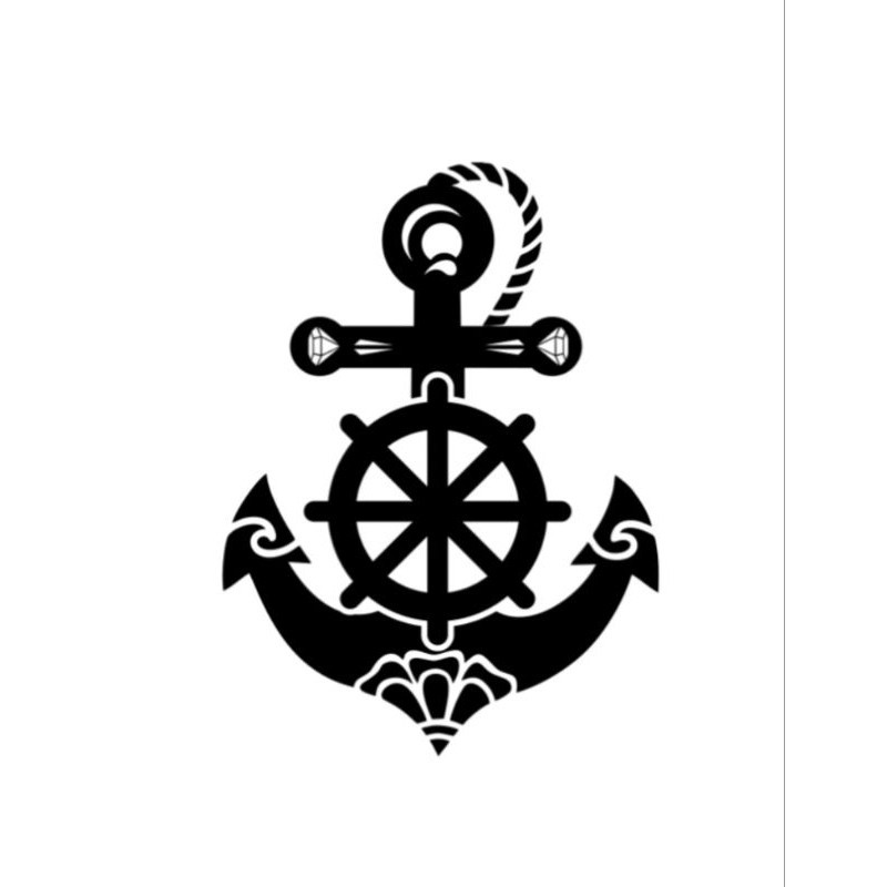 STIKER MOBIL CUTTING STICKER JANGKAR KAPAL KEREN BAHAN BERKUALITAS