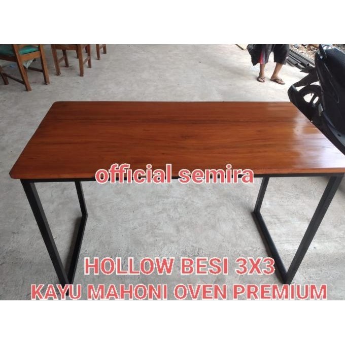 KAYU MAHONI ASLI/MEJA MAKAN/MEJA KANTOR/MEJA KERJA/MEJA MURAH