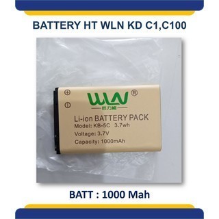 BATTERY BATERAI HT WLN KD C1 C100 KB-5C 1000 MAH WLAN KD C1 K100 DLL