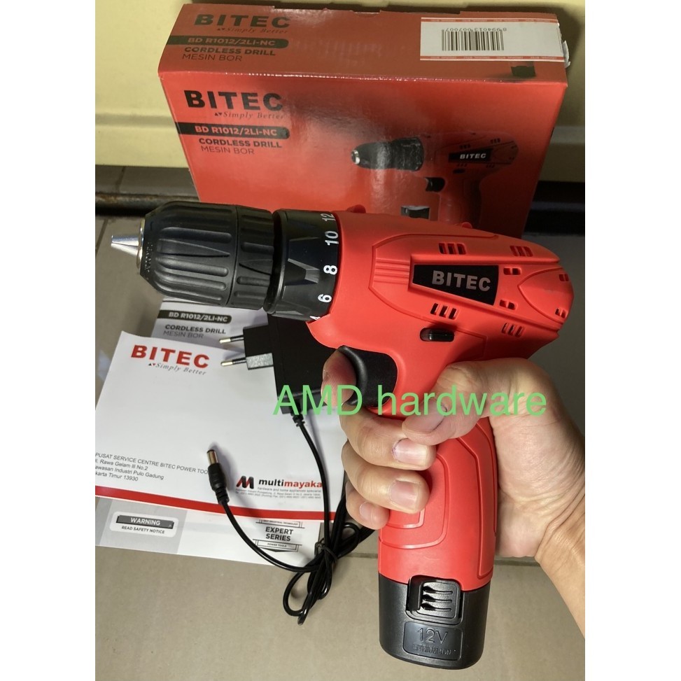 Bor Baterai Cordless Drill Set +Mata Bor Jld 12V (Makita/Dewalt/Bosch) Terlariss 