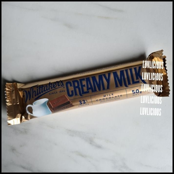 

Whittaker Whittakers Whittaker'S Creamy Milk Chocolate Coklat 50G