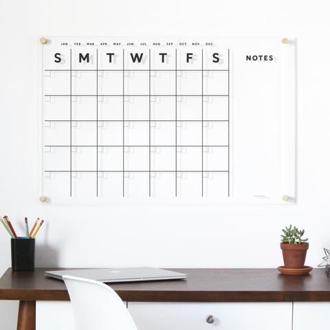 

Daily Planner Akrilik Wall Planner Acrylic Dinding Schedule Board fs