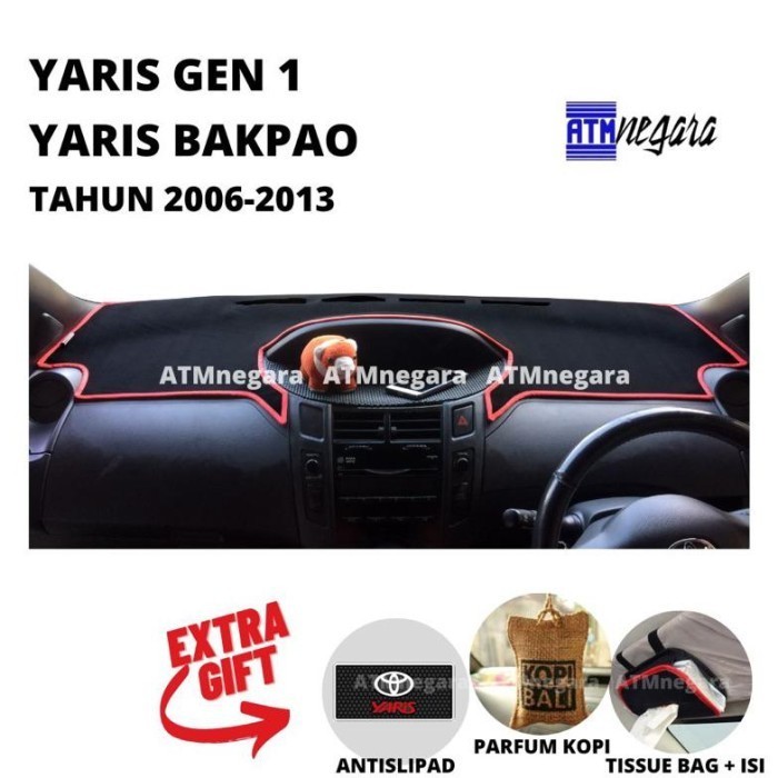 COVER DASHBOARD PREMIUM YARIS BAKPAO YARIS GEN 1 Aksesoris Alas