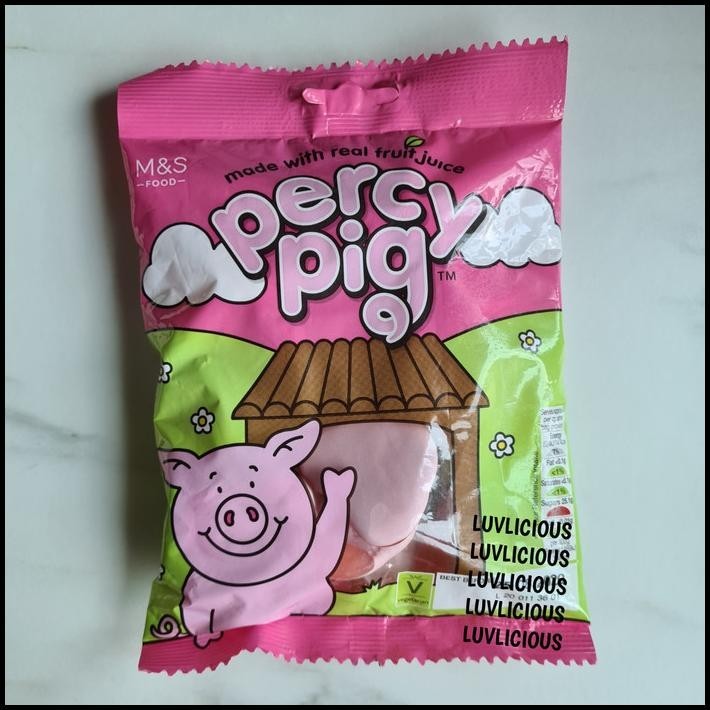 

M&S Mark Marks & And Spencer Percy Pig Piglets Gums Candy Permen Buah