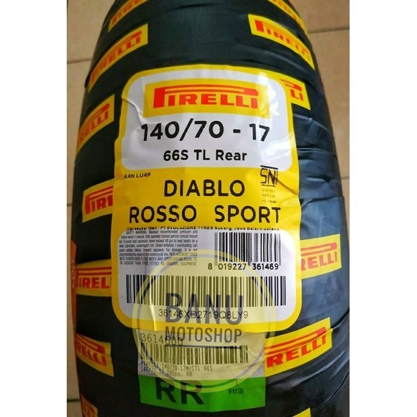 Pirelli Diablo Rosso Sport Uk 140-70 Ring 17