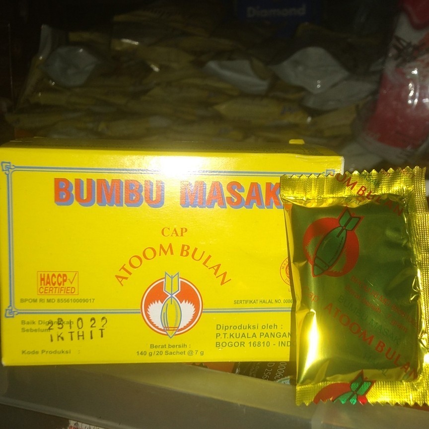 

bumbu masak atoom bulan sacet 7gr isi 20pcs