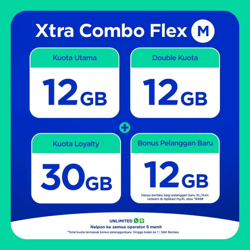 ESIM XL - XTRA COMBO FLEX M 12GB COD