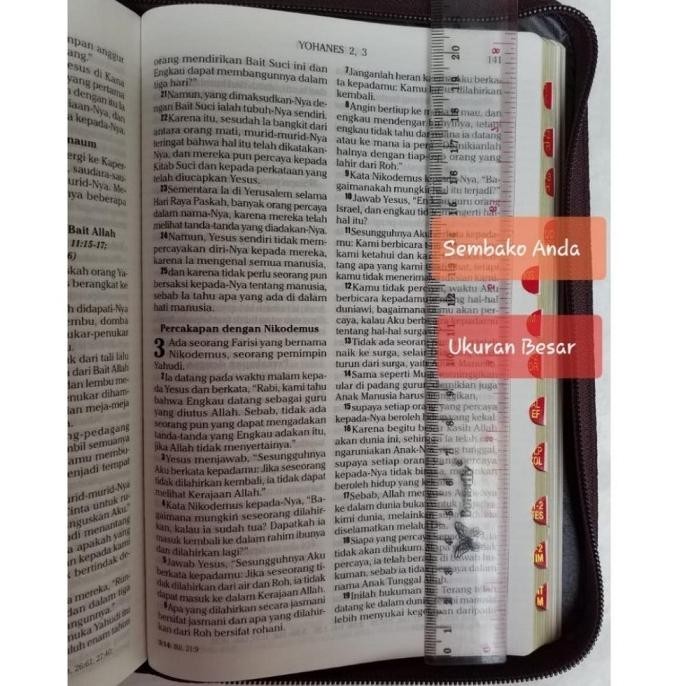 

Alkitab Kristen Ukuran Besar. TB2 064 TI SL. Lansia Manula. Huruf. P83G