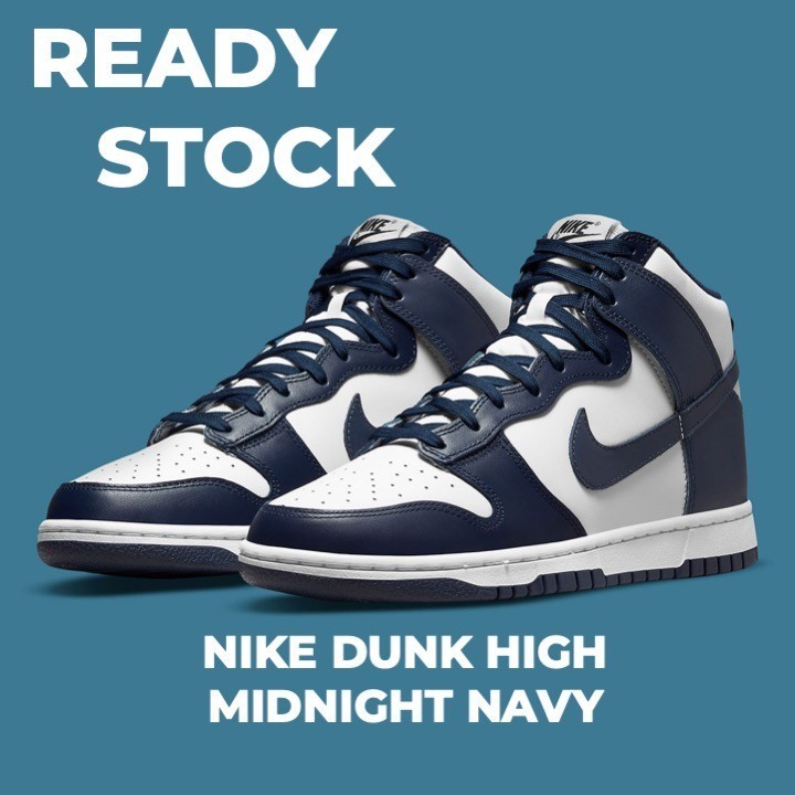 Nike Dunk High Midnight Navy