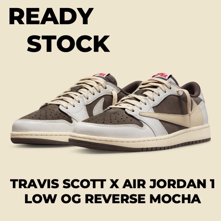 Sneakers Nike Air Jordan 1 Low OG Travis Scott Reverse Mocha