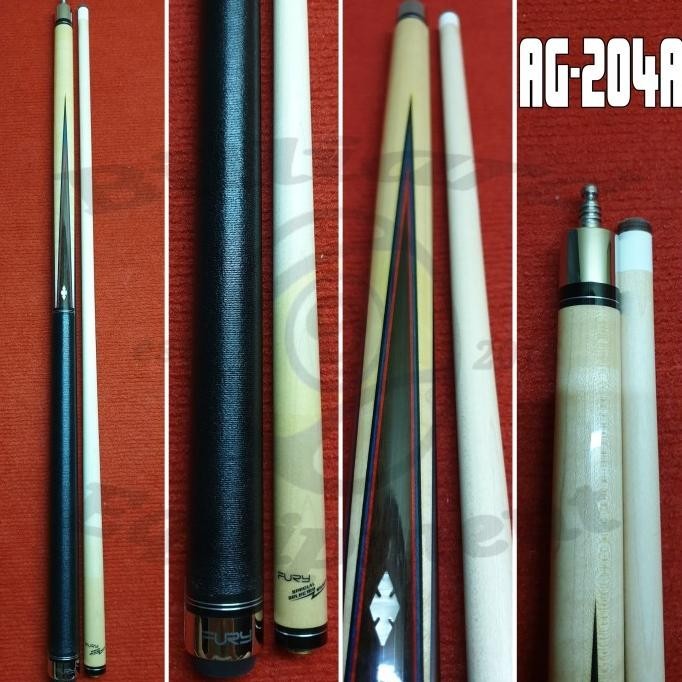 Ready Fury Ag-204A Inlay Point | Stick Billiard | Stick Fury Murah