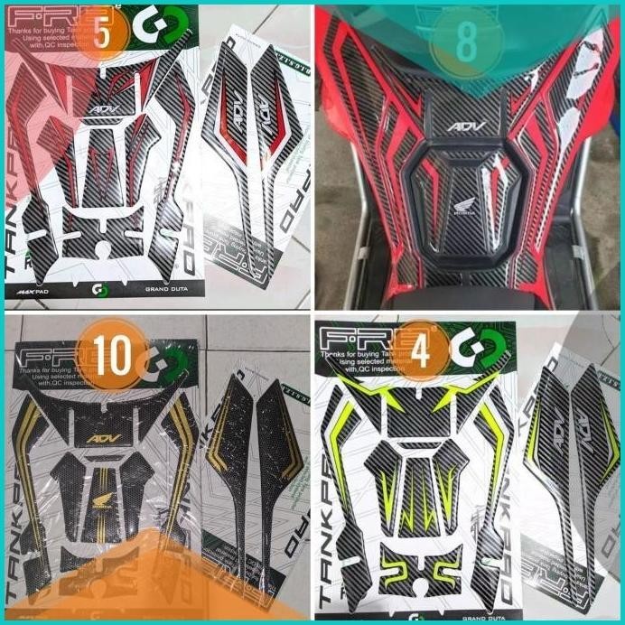 aksesoris Honda ADV 150 stiker timbul Deckpad sticker tankpad motor 19
