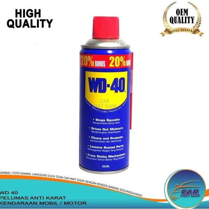 PELUMAS ANTI KARAT KENDARAAN MOBIL MOTOR WD 40 READY