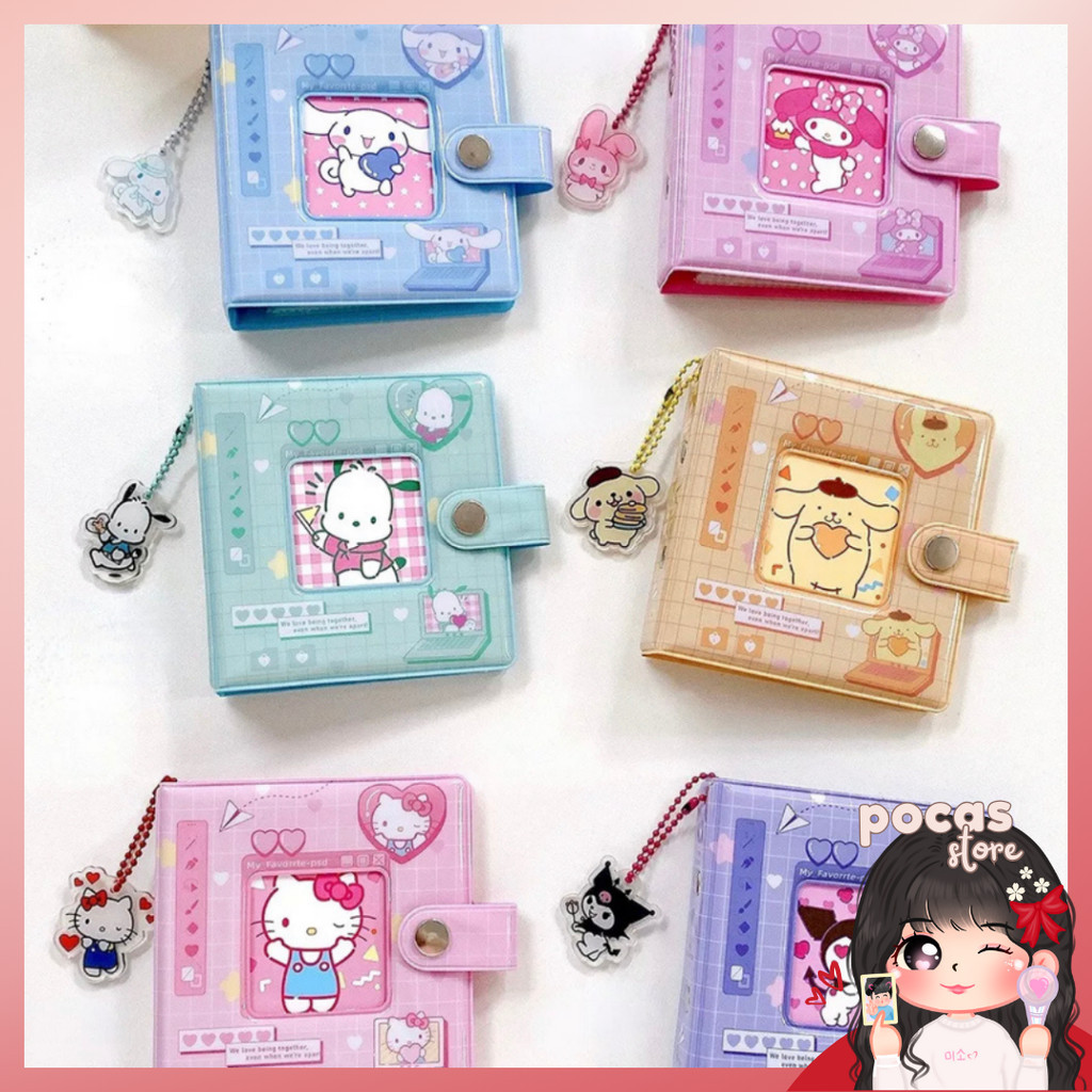 [PS] KOLBUK PHOTO ALBUM CARD  ALBUM MOTIF SANRIO MINI ALBUM 3 INCH KPOP LUCU  ALBUM TEMPAT PC P0L4