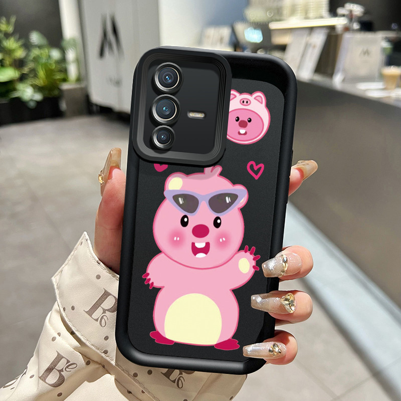 Casing Hp VIVO V23 5G V23i 5G S12 5G V23E 4G V23E 5G Y75 4G Case sarung HP pola Rubi Casing Anti dro