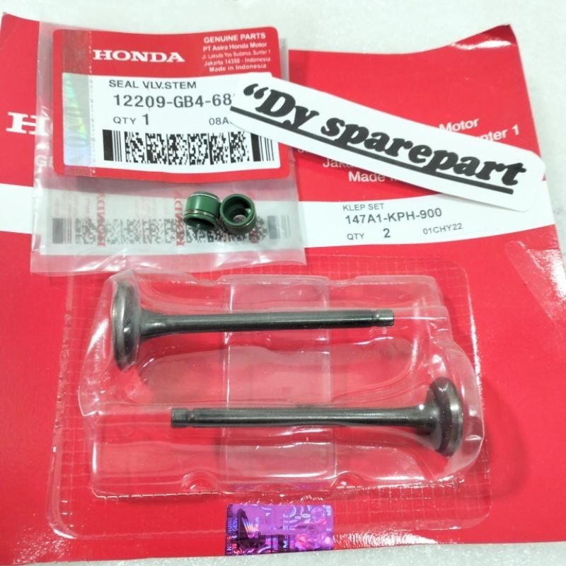 Payung klep + seal klep Kharisma Supra x 125 KPH