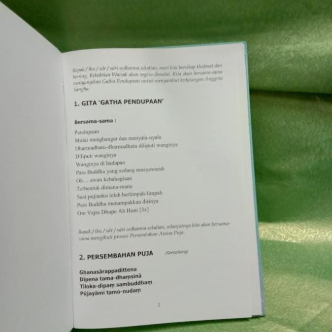 

BUKU PANDUAN PUJA WAISAK