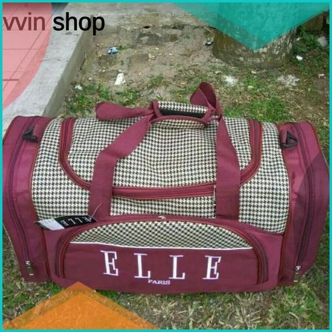 TAS PAKAIAN TRAVEL BAG ELLE TAS PRIA /TAS WANITA /TAS MUDIK VOLUME 50L