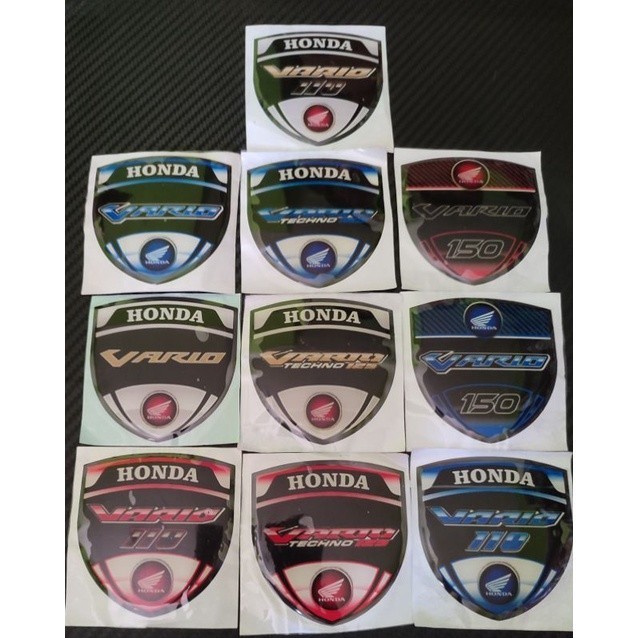 PALING BARU EMBLEM TIMBUL LOGO VARIO 110 150 TECHNO MOTOR HONDA MURAH
