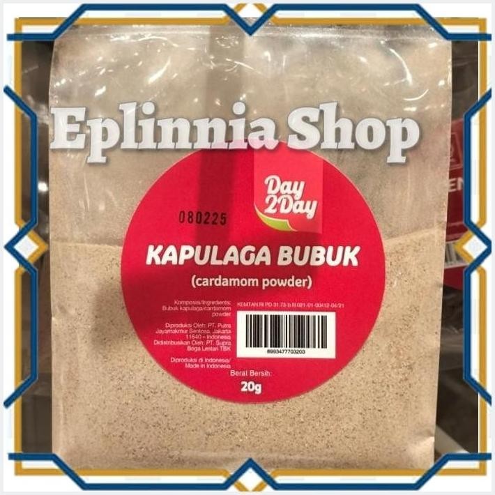 

[EPL] DAY 2 DAY CARDAMON POWDER 20 GR - KAPULAGA BUBUK