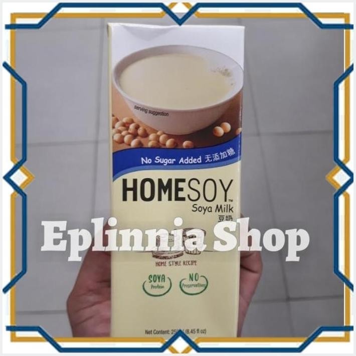 

[EPL] HOME SOY SOYA MILK NO SUGAR ADDED 250 ML - HOMESOY