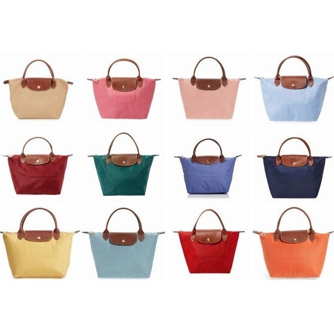 Longchamp Le Plague Green Original Series Tote Bag Wanita - Large Anindyabtarii