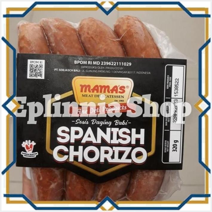 

[EPL] MAMA'S SPANISH CHORIZO 320 GR - MAMAS SOSIS DAGING BABI