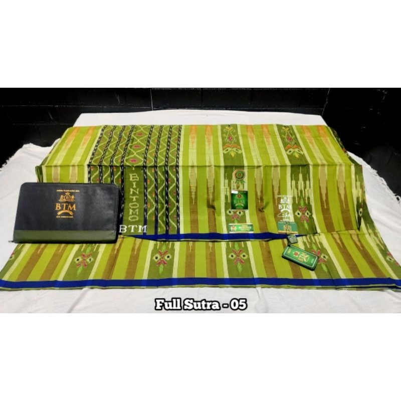 Sarung BTM FULL SUTRA 210 Motif MGT MGN Original