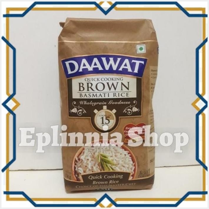 

[EPL] DAAWAT BROWN BASMATI RICE 1 KG - BERAS DAWAT