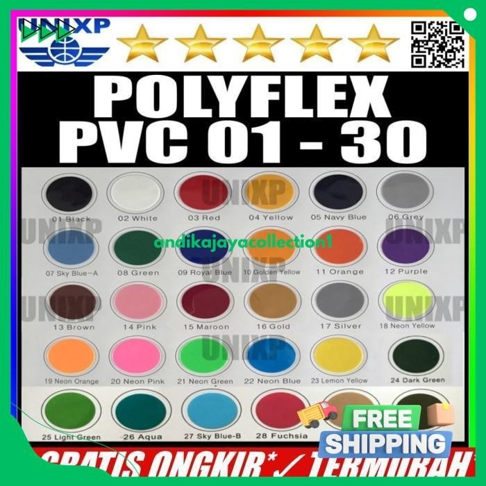 PROMO POLYFLEX PVC FLEX BAHAN SABLON POLYFLEX PVC POLIFLEX PVC GRATIS ONGKIR