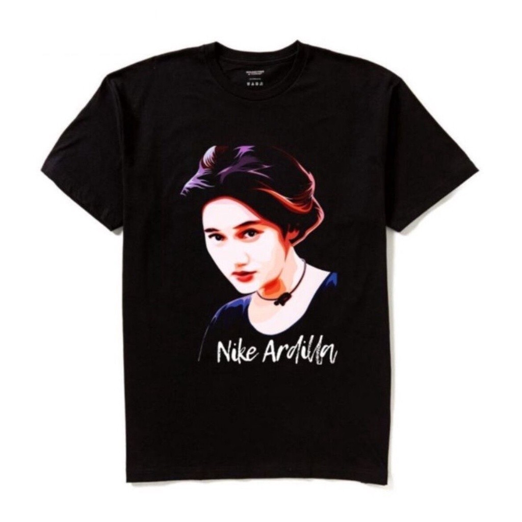 kaos baju NIKE ARDILLA musisi penyanyi vintage musik 90s tshirt hitam distro kaus OVERSIZE lokal tee