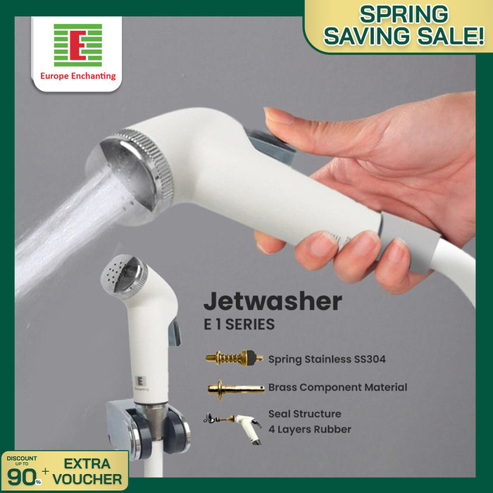 Jet Washer Closet Europe Enchanting E1 Series - White