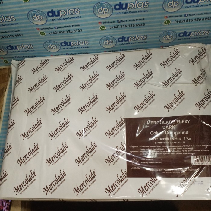 

Cabina Mercolade Flexy Dark Coklat Compound 5 Kg