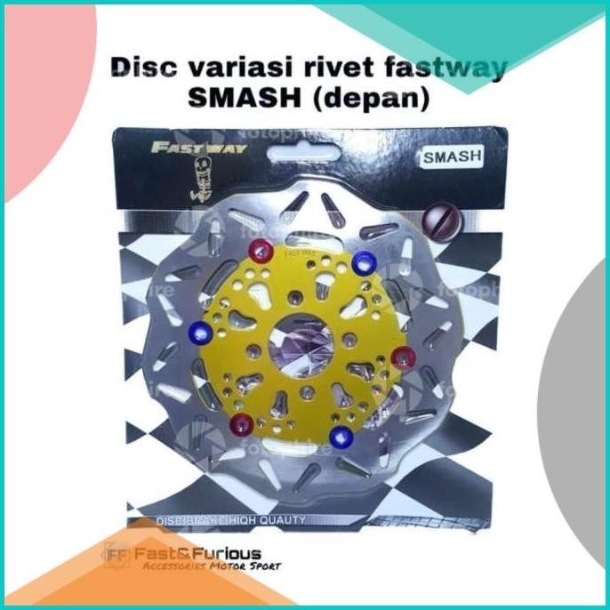 PIRINGAN CAKRAM(DEPAN)/DISC VARIASI RIVET FASTWAY SMASH BEAT 19F3B2024