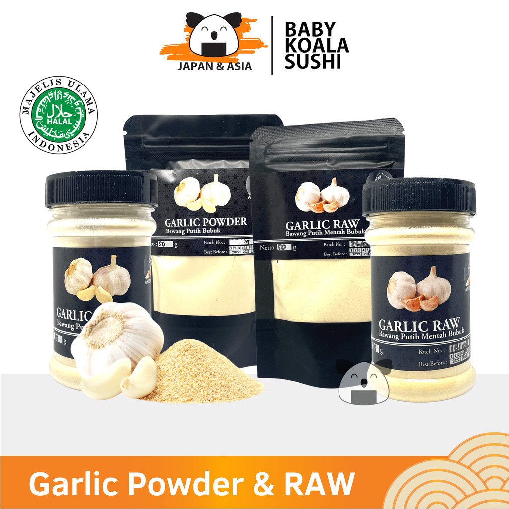 

KOREAN GARLIC RAW POWDER for Kimchi 50 g Halal | Bawang Putih Mentah Bubuk