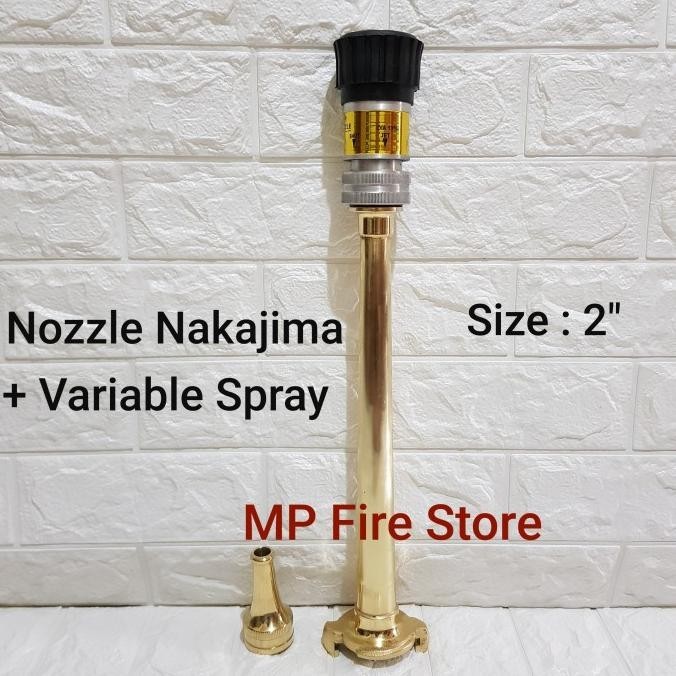 Jet Fire Nozzle Nuzzle Pemadam 2 in NAKAJIMA + Variable Spray