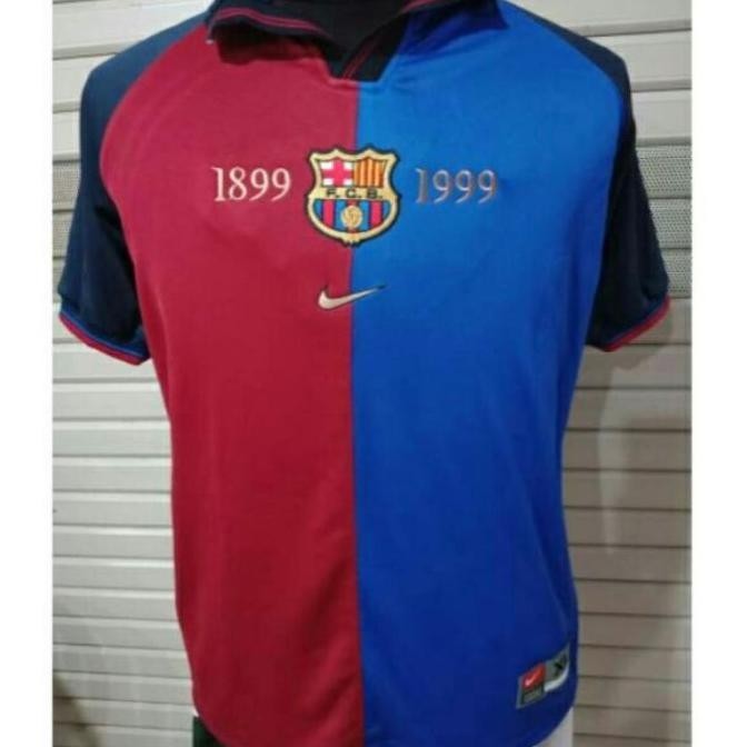 Grosir Jersey Retro Bola Barcelona Centenary Home 1999 Juragankawan12