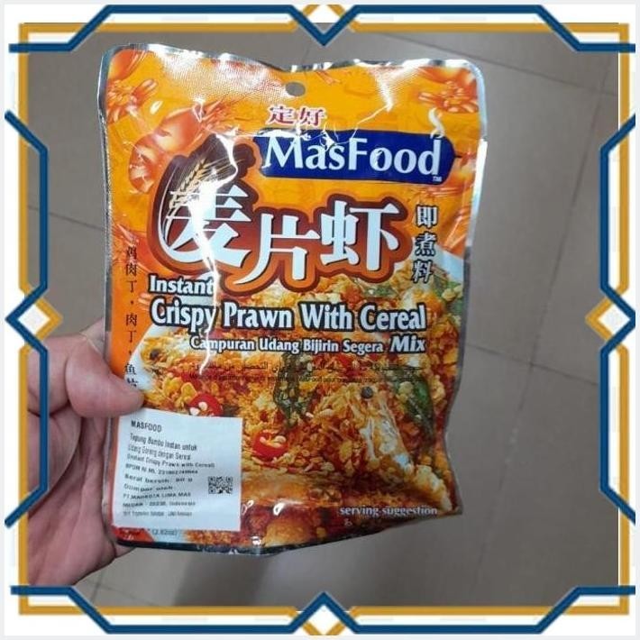 

[LDY] MASFOOD CRISPY PRAWN WITH CEREAL TEPUNG BUMBU 80GR