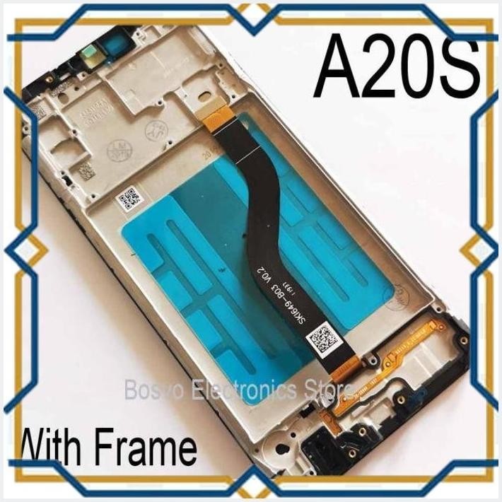[LCD] BEZEL FRAME LCD SAMSUNG A20S A207 A207F COPOTAN ORI ORIGINAL 100%